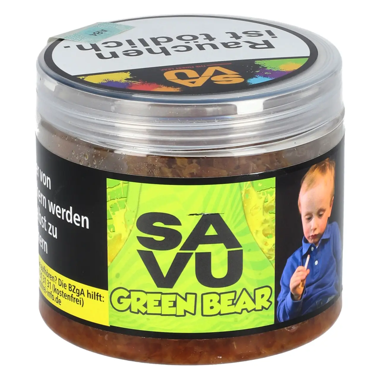 SAVU Green Bear Shisha Tabak - 200g Dose