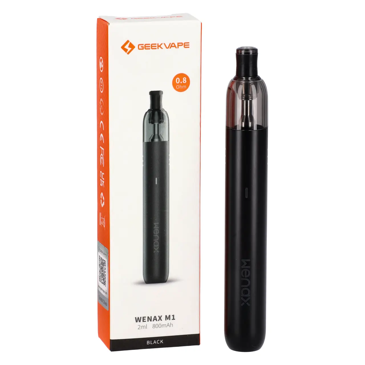 GeekVape Wenax M1 E-Zigaretten-Set in Black mit Verpackung