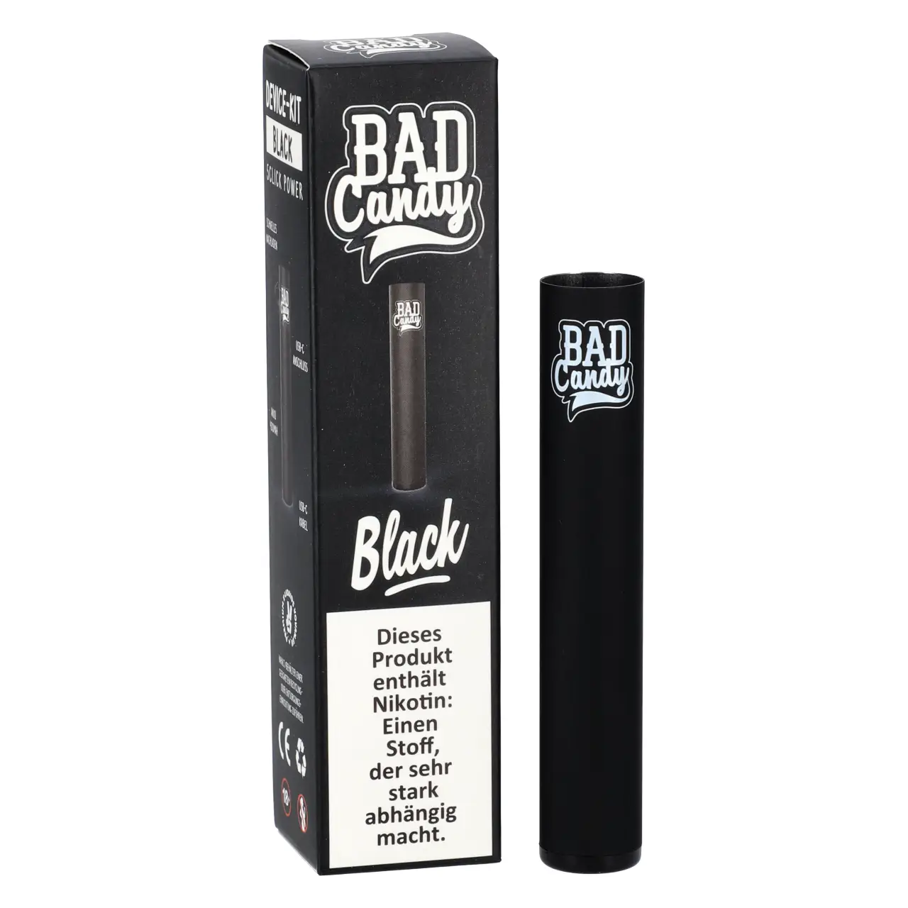 Bad Candy Basisgerät in Schwarz für Prefilled Pods - Mehrweg Vape - ELFA kompatibel