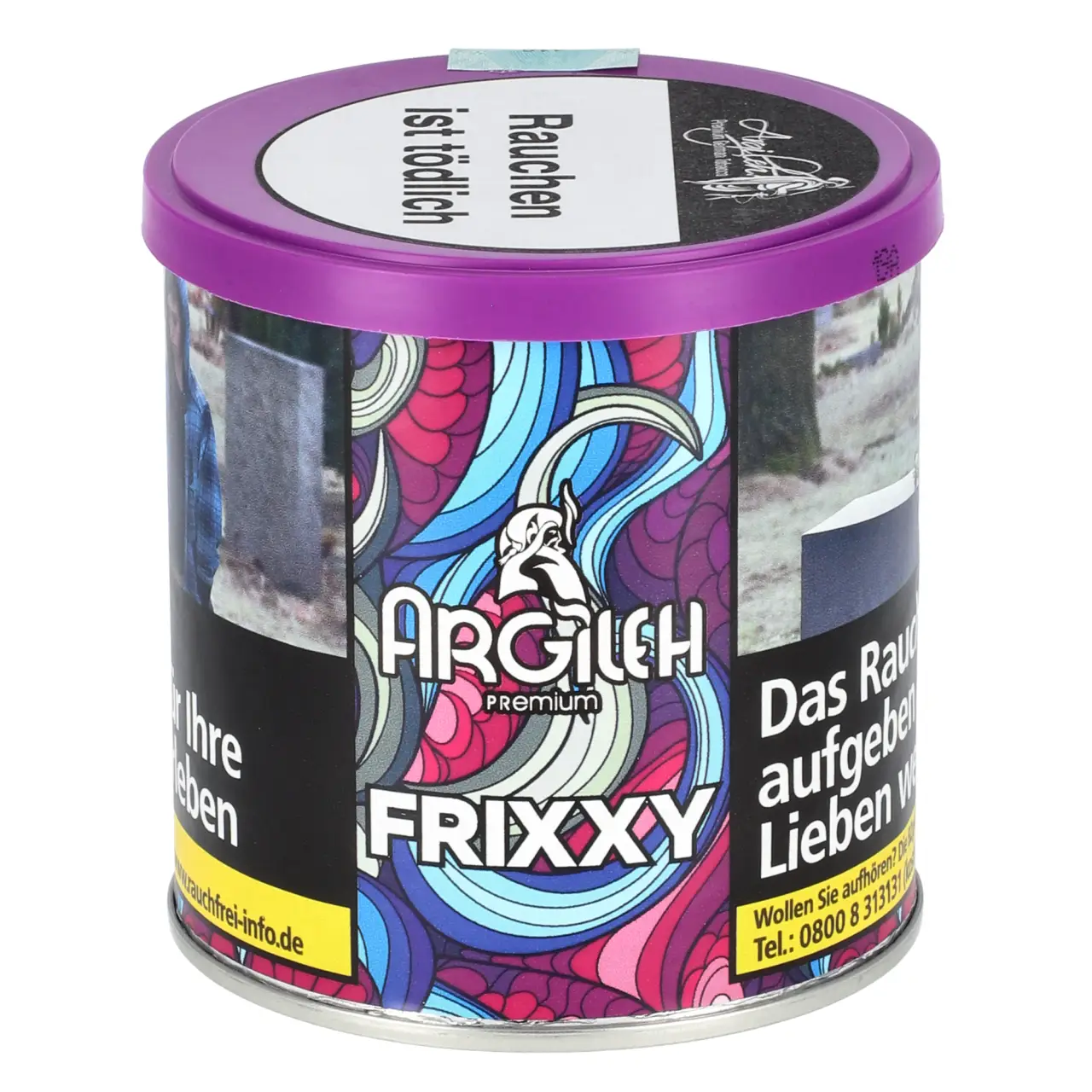 Argileh Frixxy Shisha Tabak mit Beerenmix Traube Geschmack in der 200g Dose