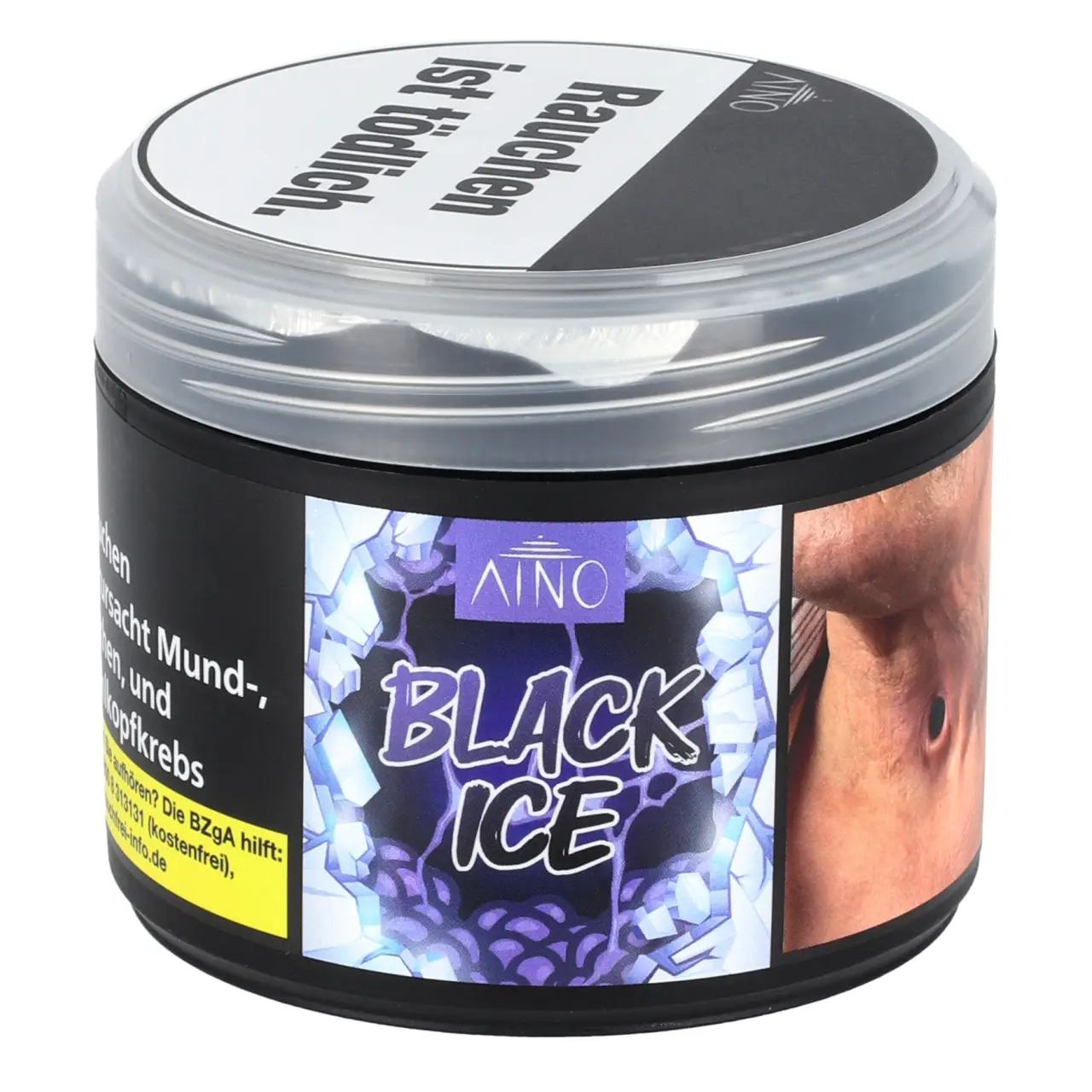 Aino Shisha Tabak Black Ice in der 200g Dose