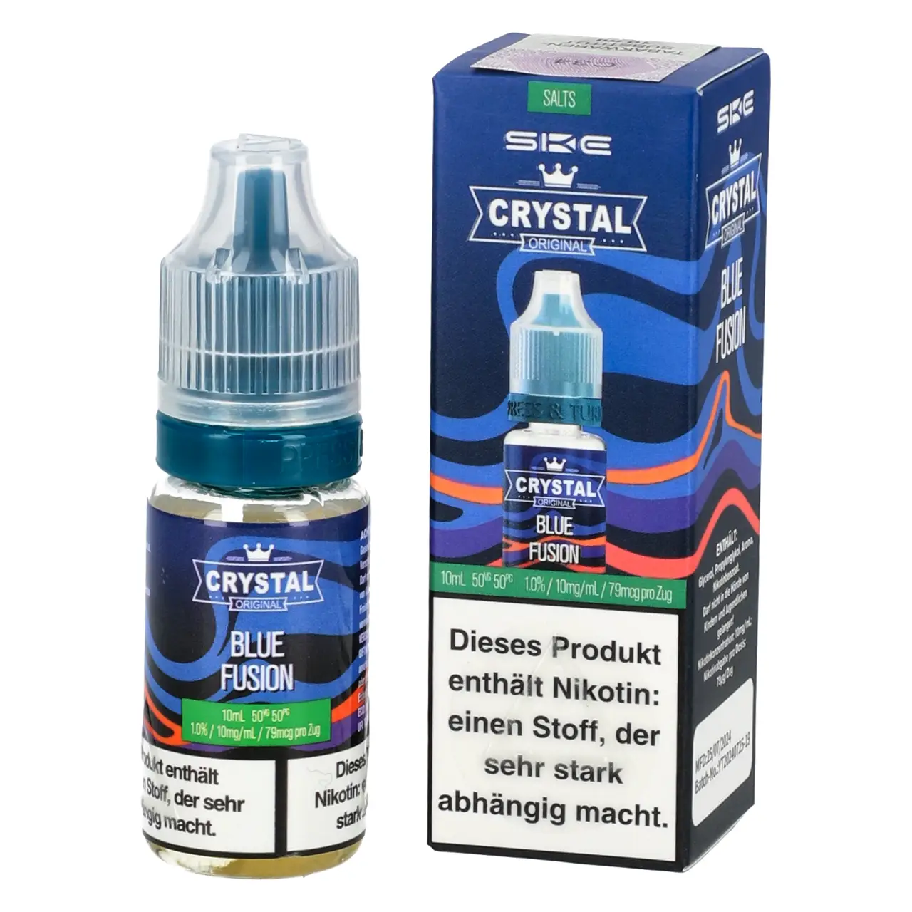 SKE Crystal Blue Fusion Nikotinsalz Liquid