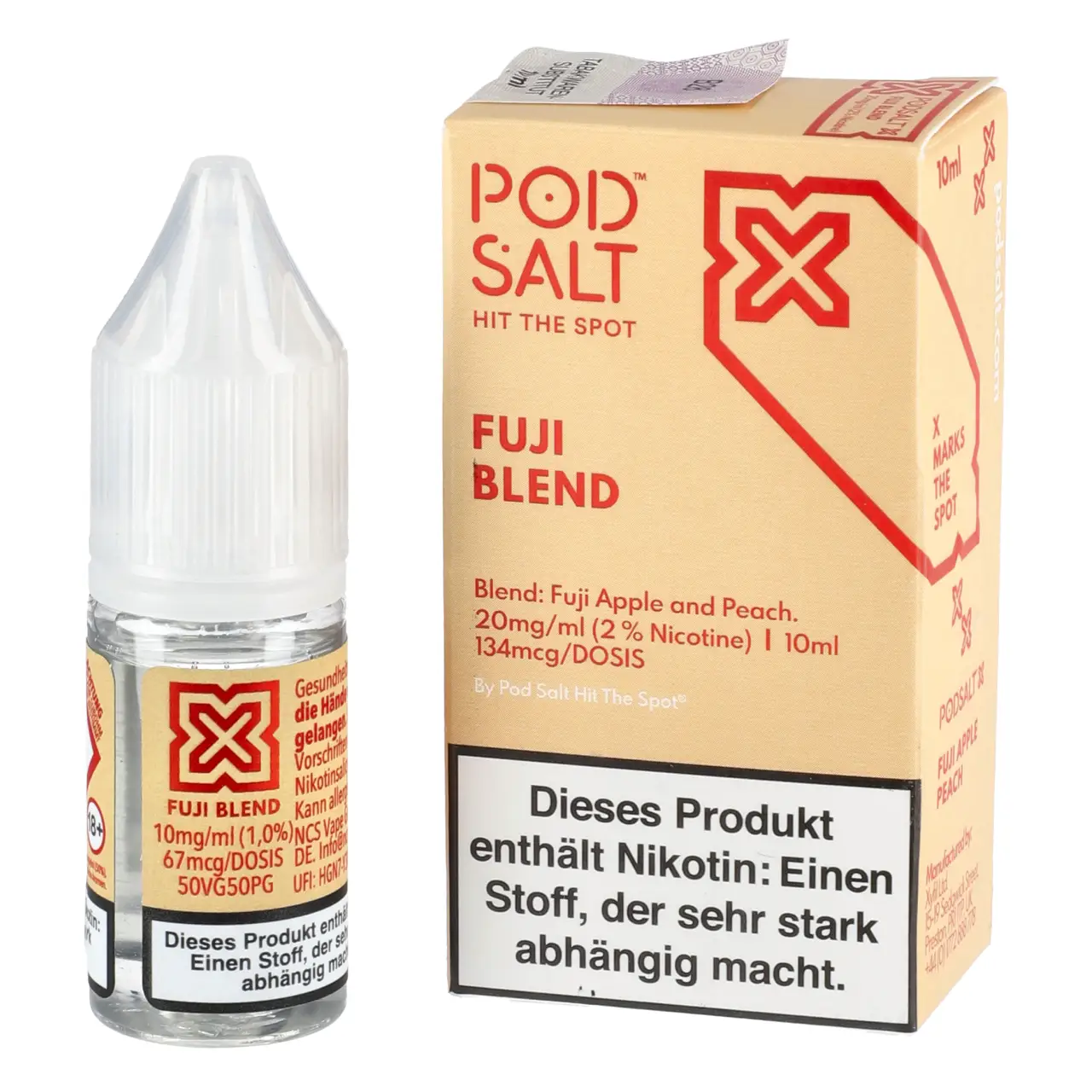 Fuji Blend - Pod Salt X Nikotinsalz Liquid Flasche 10ml