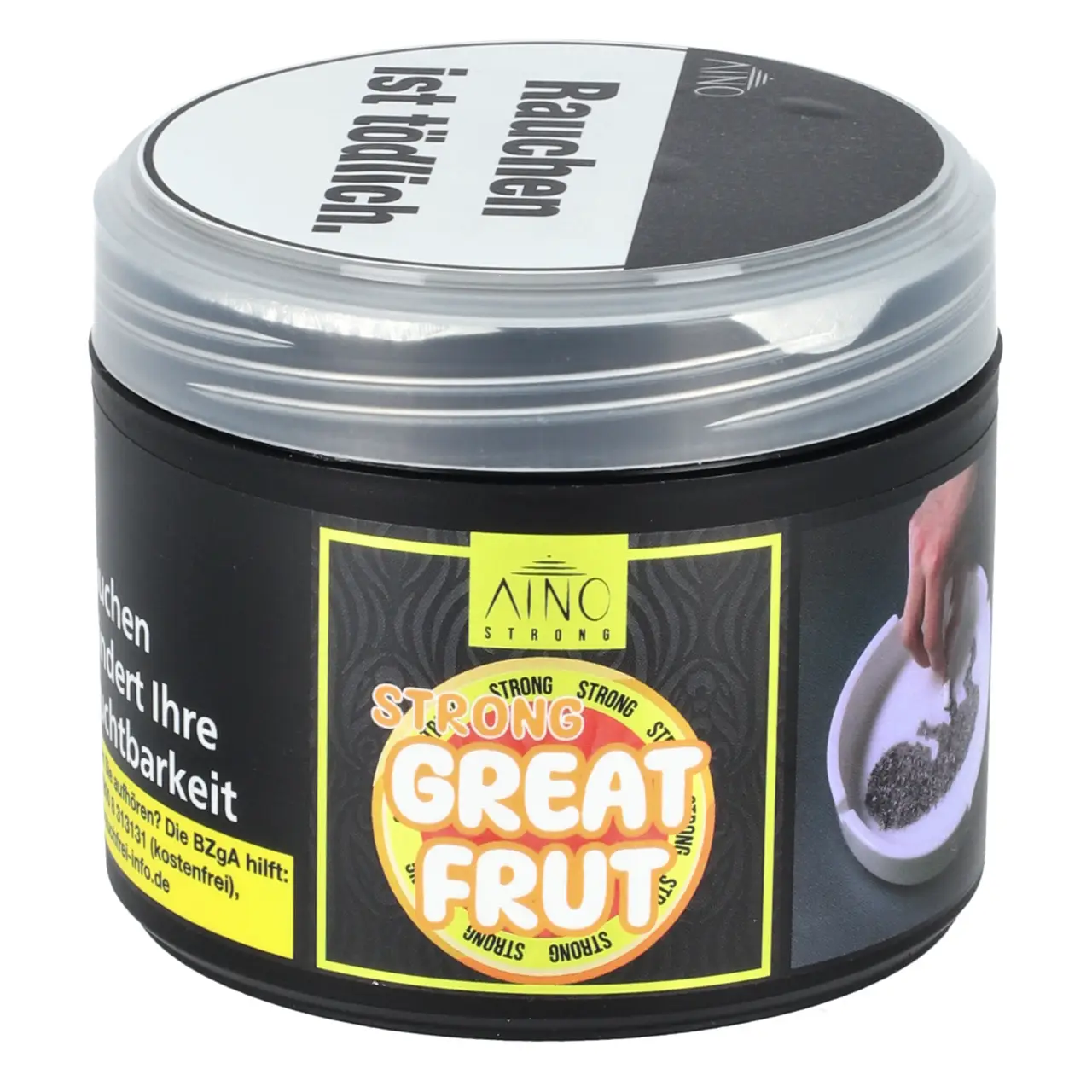 Aino Strong Darkblend Shisha Tabak Great Frut in der 200g Dose