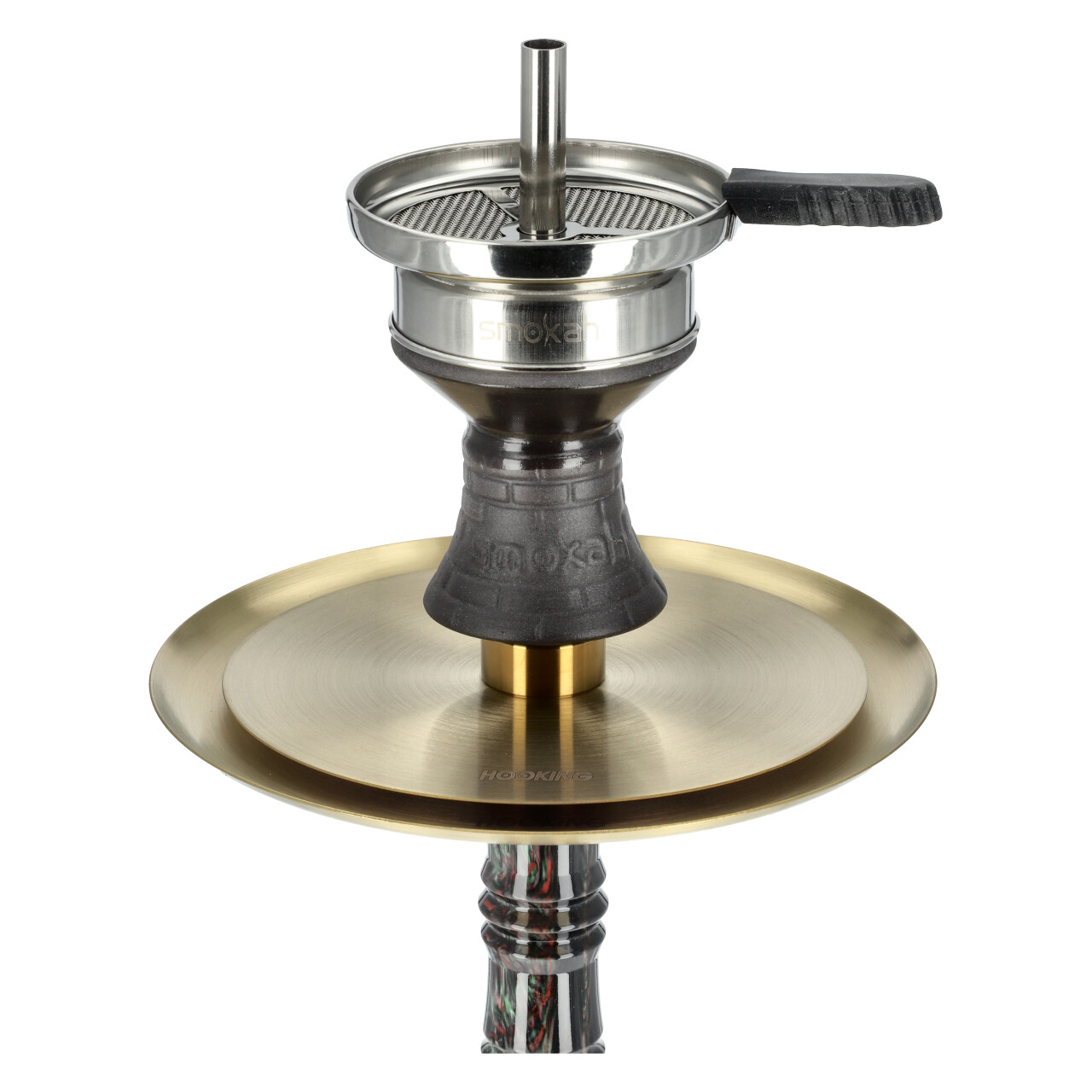 Hooking Edelstahl Shisha Minor Gold Komplett-Set, 65 cm