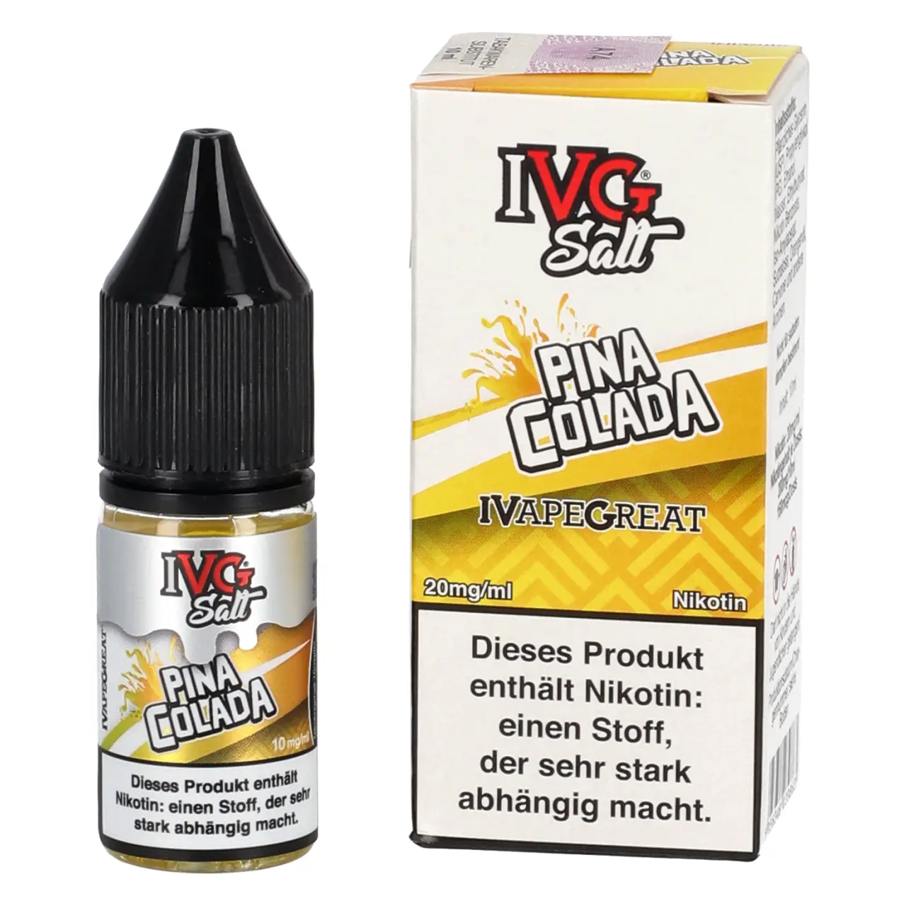 IVG Salt Pina Colada - Nikotinsalz Liquid in der 10ml Flasche