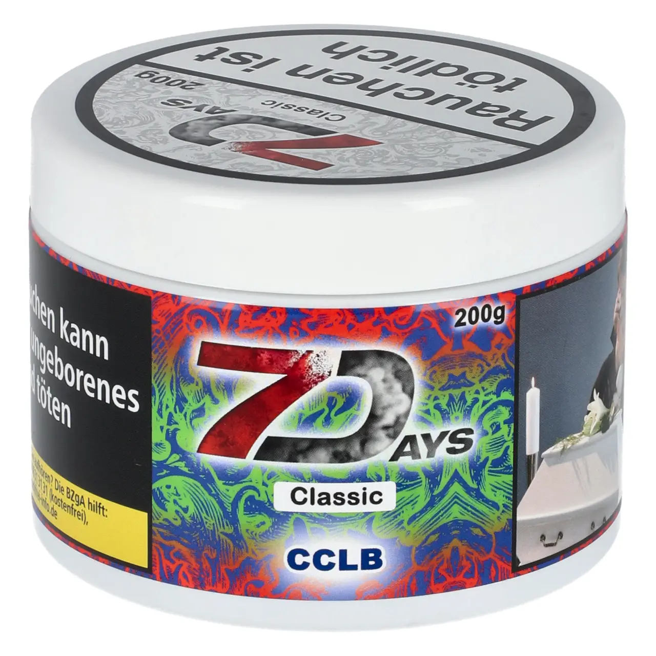 7 Days Classic CCLB Shisha Tabak 200g Dose