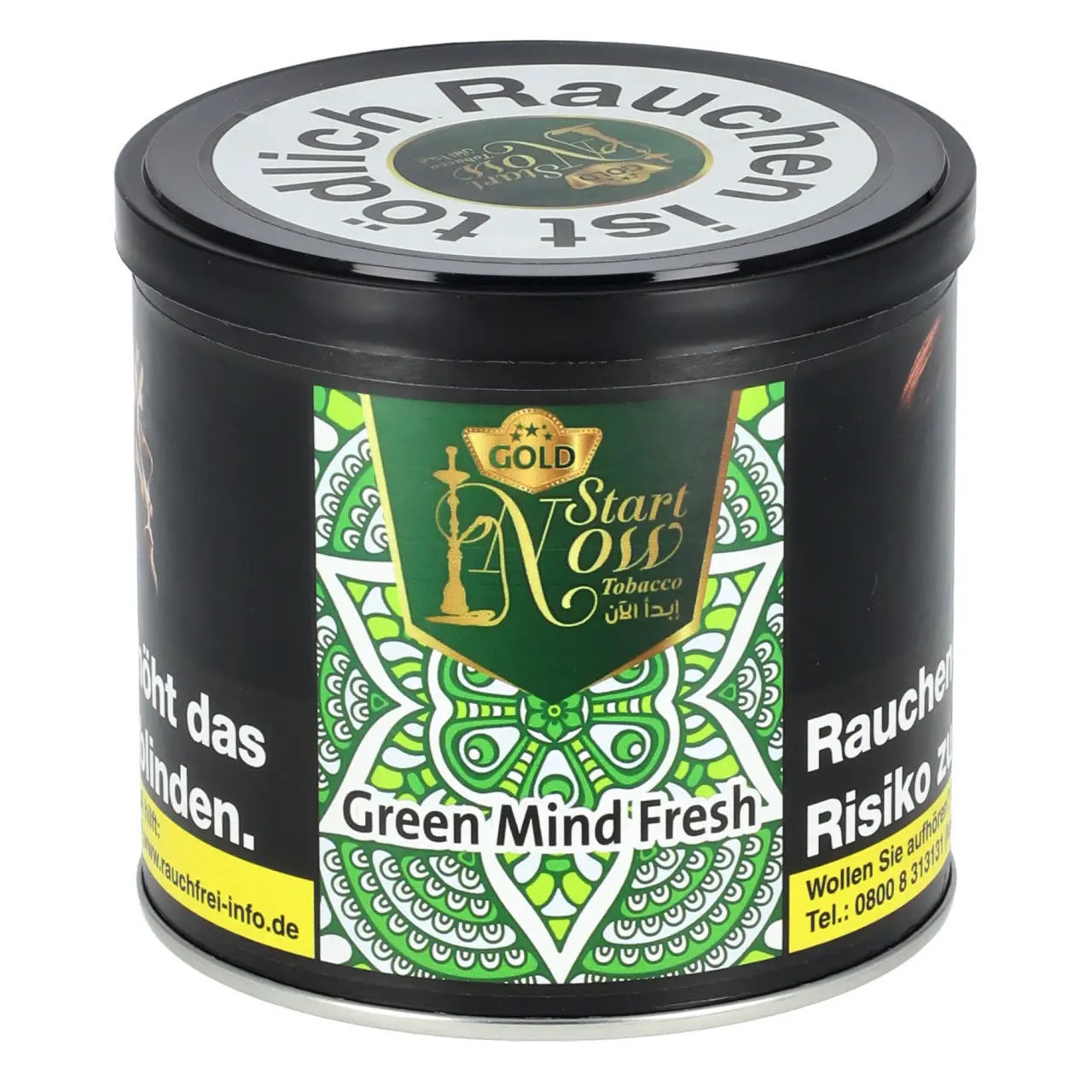 Start Now Shisha Tabak Fresh Green Mind 200g Dose