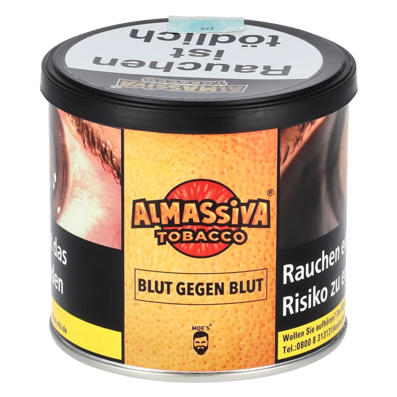 200g Dose Almassiva Shisha Tabak Blut gegen Blut