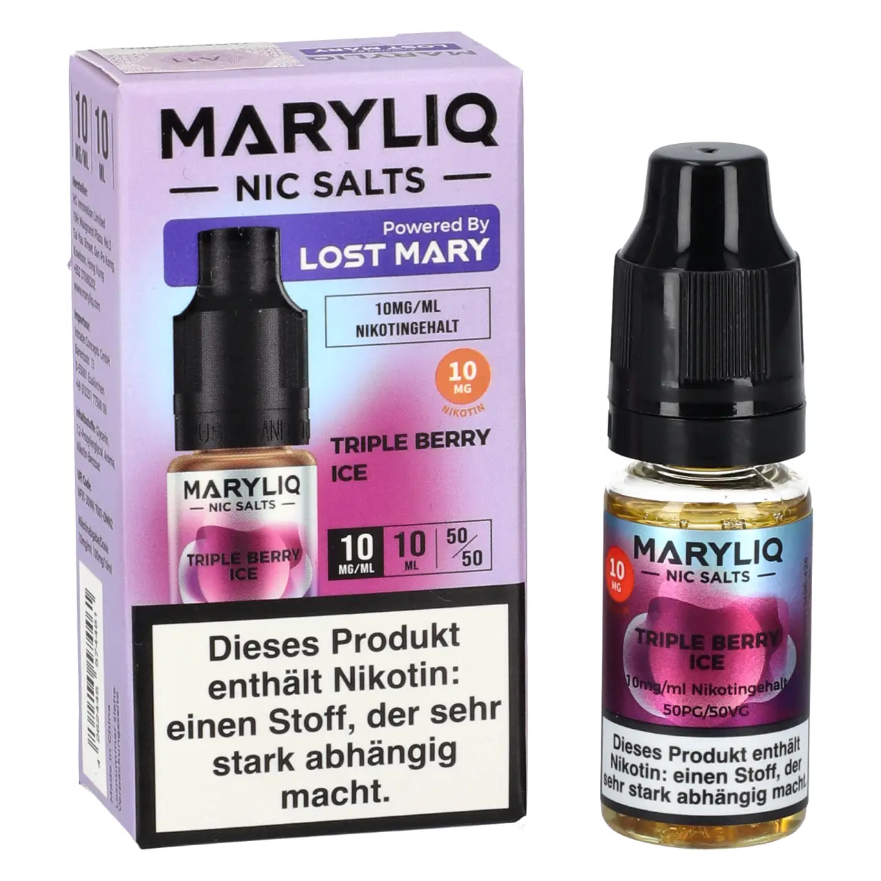 Maryliq Triple Berry Ice Nikotinsalz Liquid 10ml