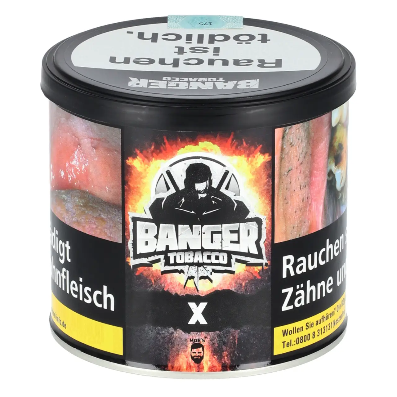 Banger Tobacco X Shisha Tabak 200g Dose