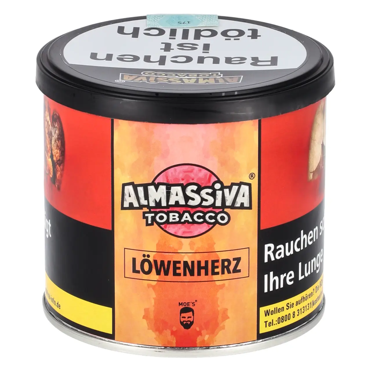 200g Dose Almassiva Shisha Tabak Löwenherz