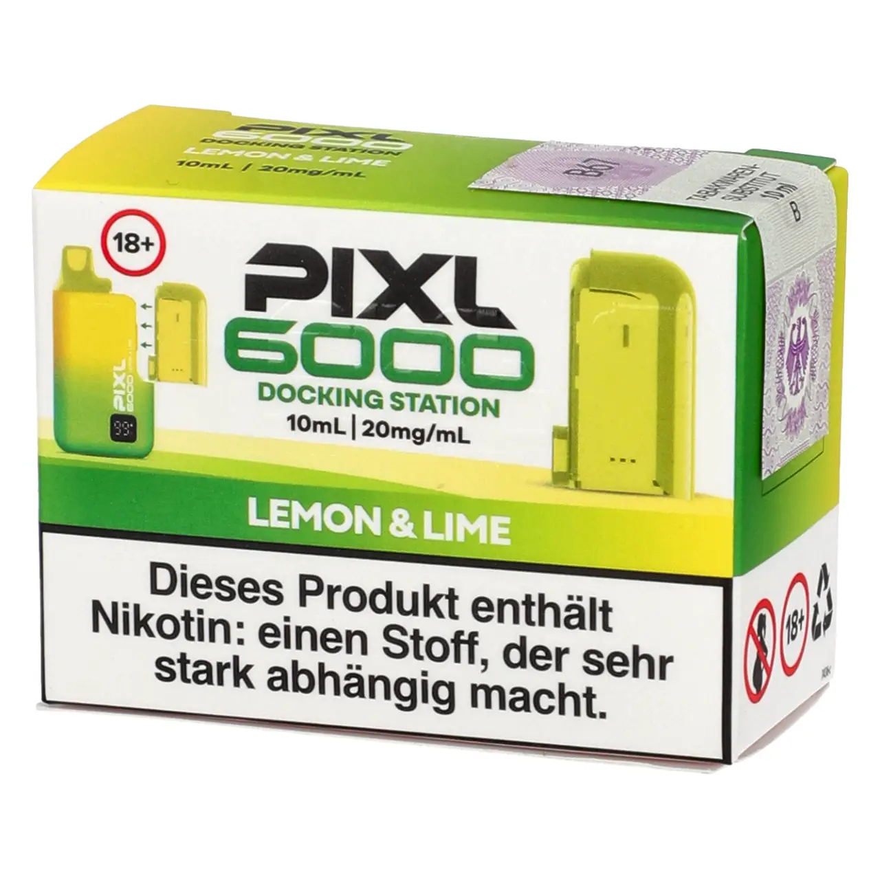 Pixl 6000 Docking Station Lemon & Lime