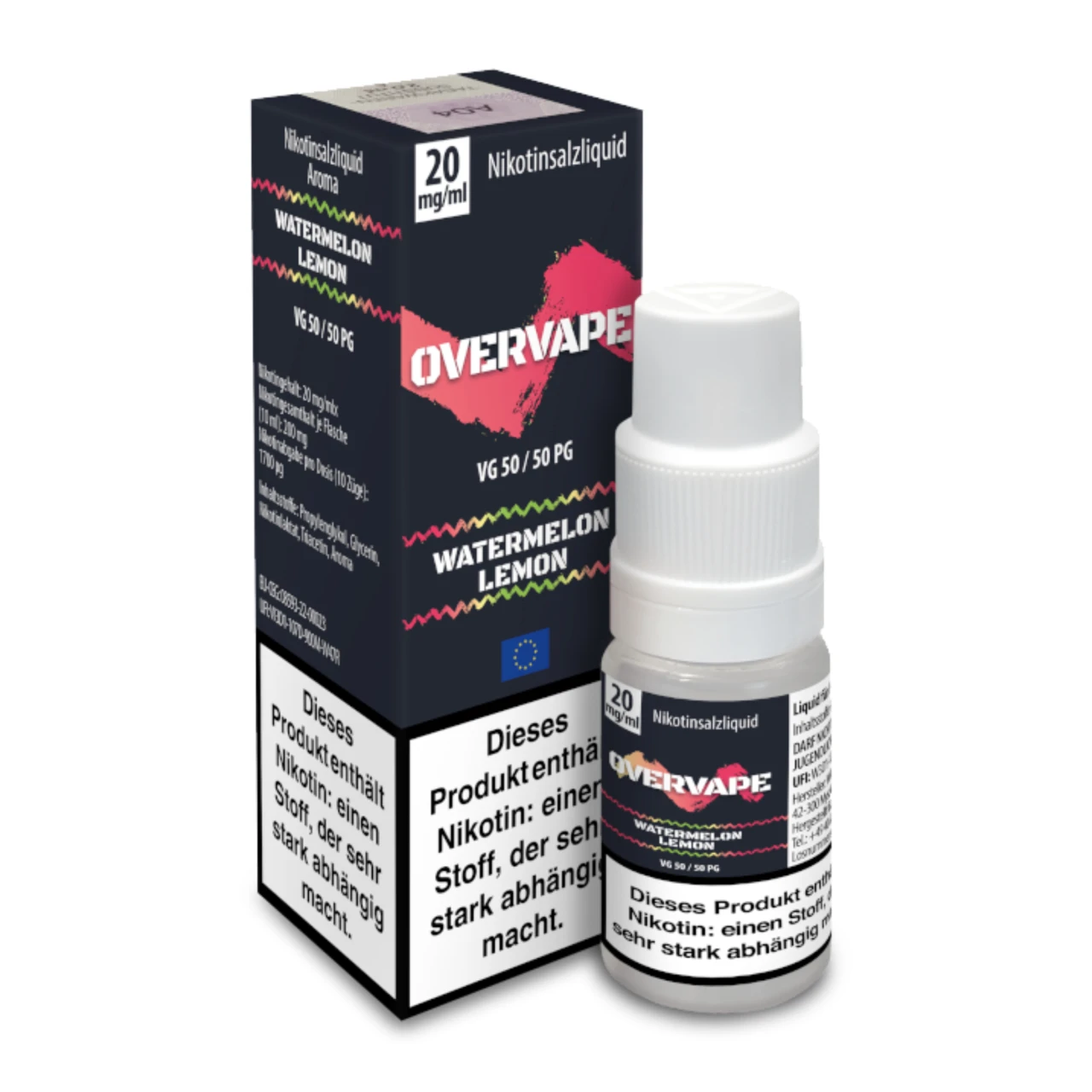 Overvape Watermelon Lemon Nikotinsalz Liquid