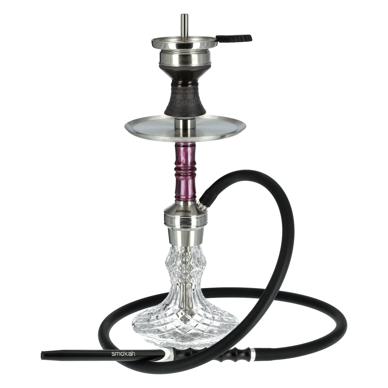 Hooking Edelstahl Shisha Sonata Komplett-Set, 48 cm