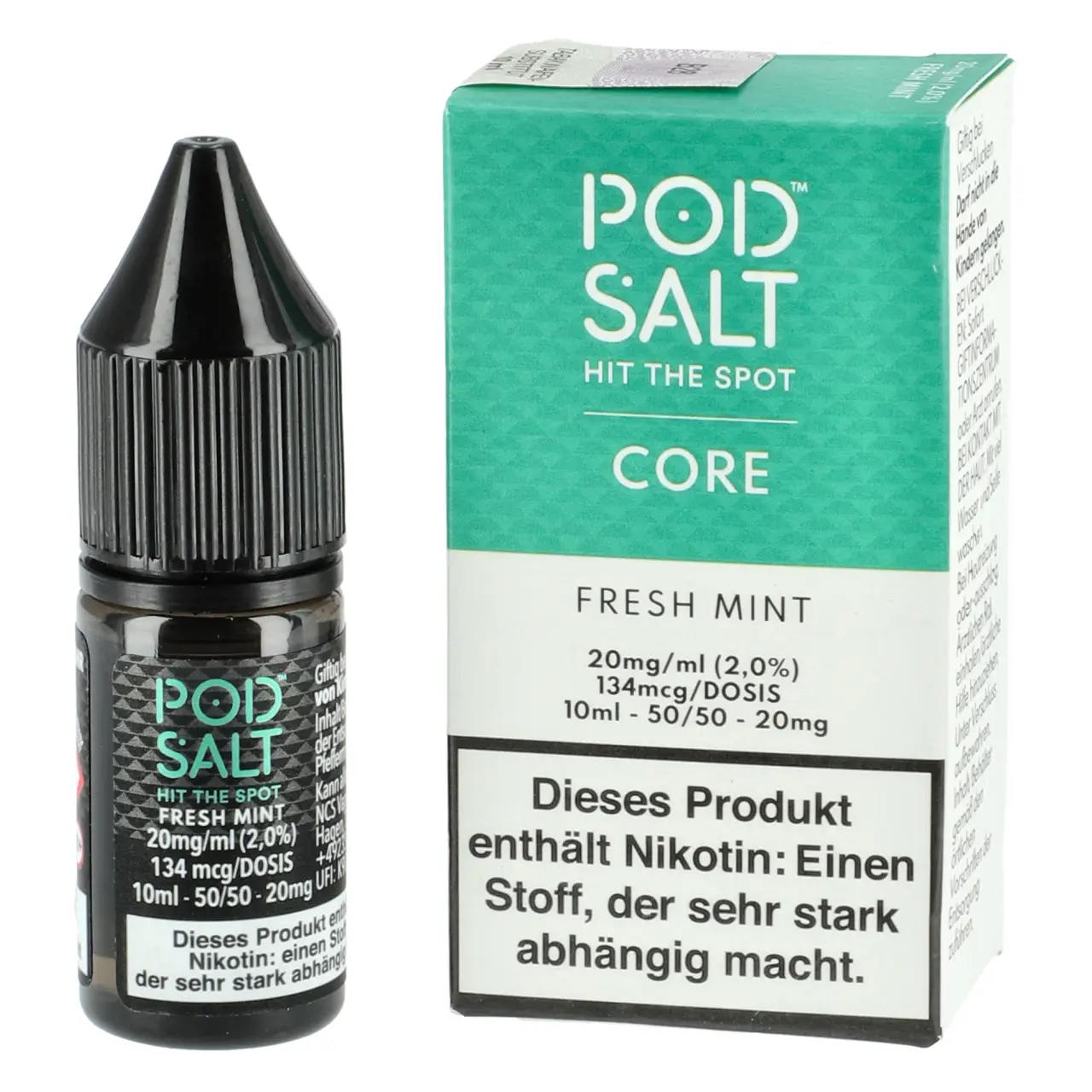 Fresh Mint - Pod Salt Core Nikotinsalz Liquid Flasche 10ml