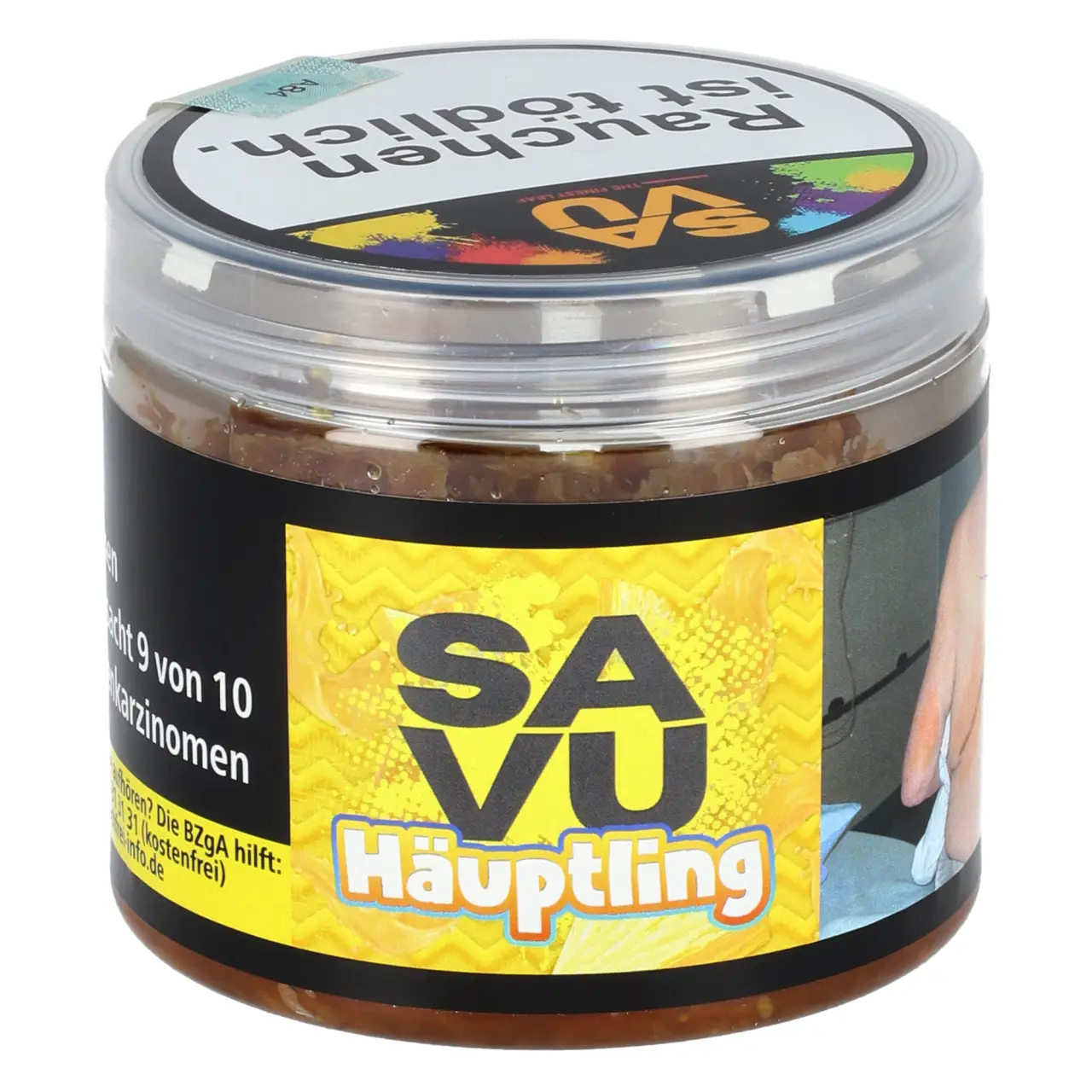 SAVU Häuptling Shisha Tabak - 200g Dose