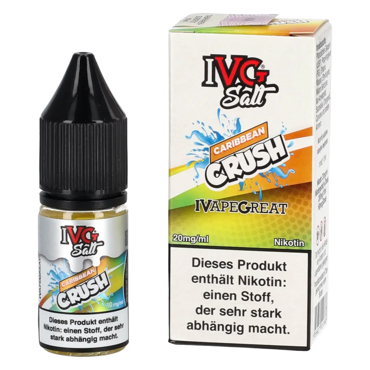 IVG Salt Caribbean Crush - Nikotinsalz Liquid in der 10ml Flasche