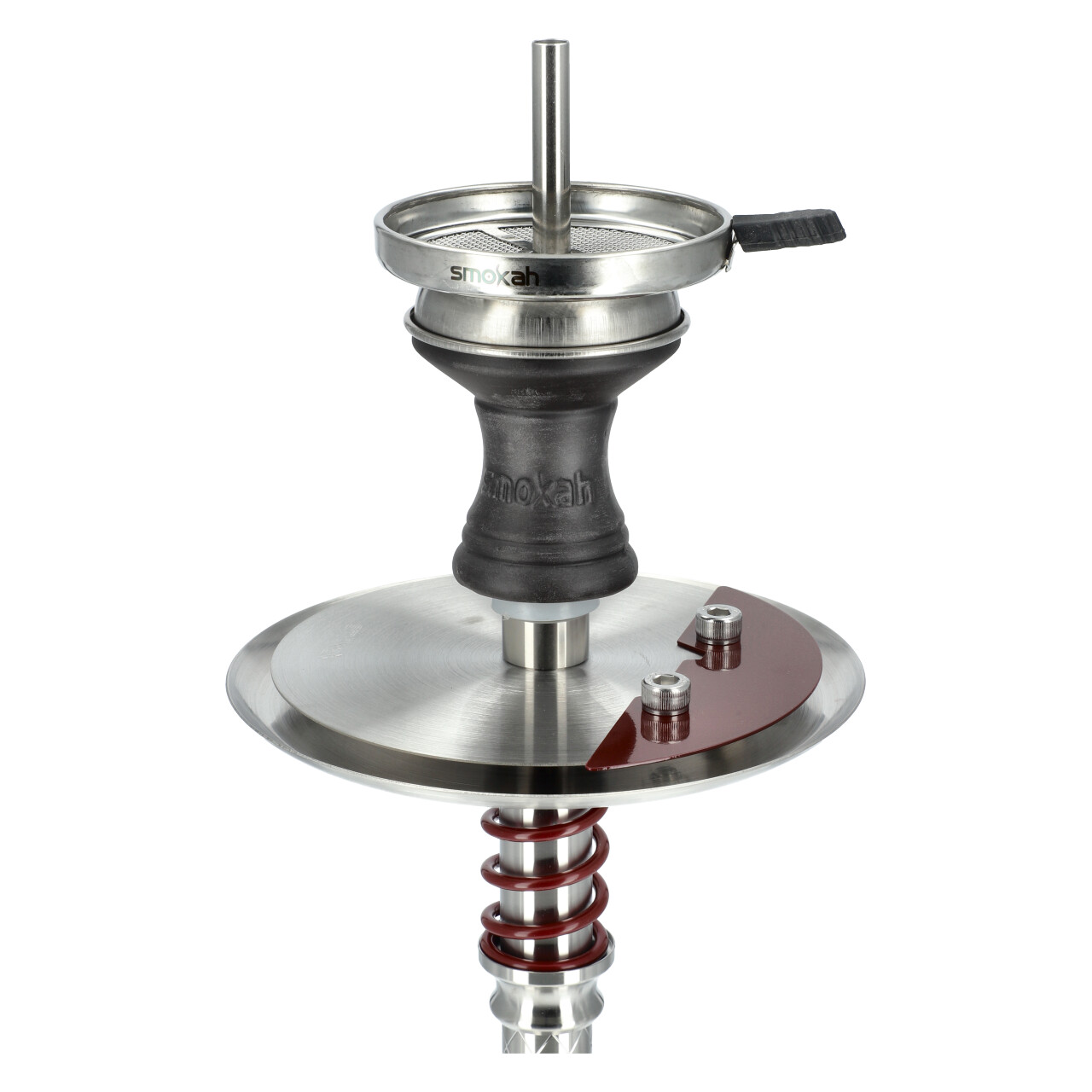 Smokah Shisha Fua Pro Red Detailbild Teller mit Kopf