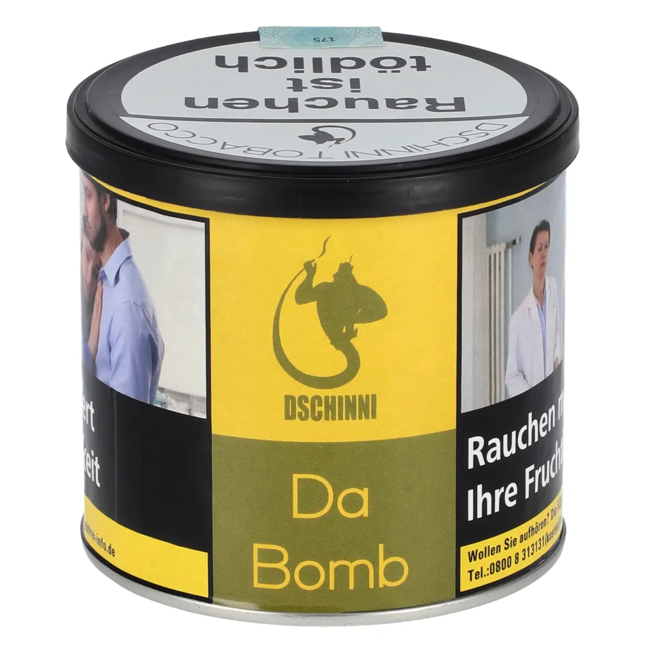 Dschinni Shisha Tabak Da Bomb - Zitronenkuchen - 200g Dose