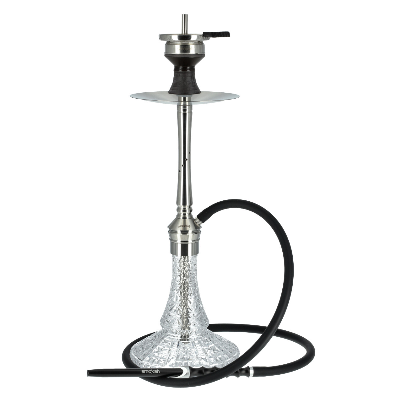 Hooking Edelstahl Shisha Crown Komplett-Set, 65 cm