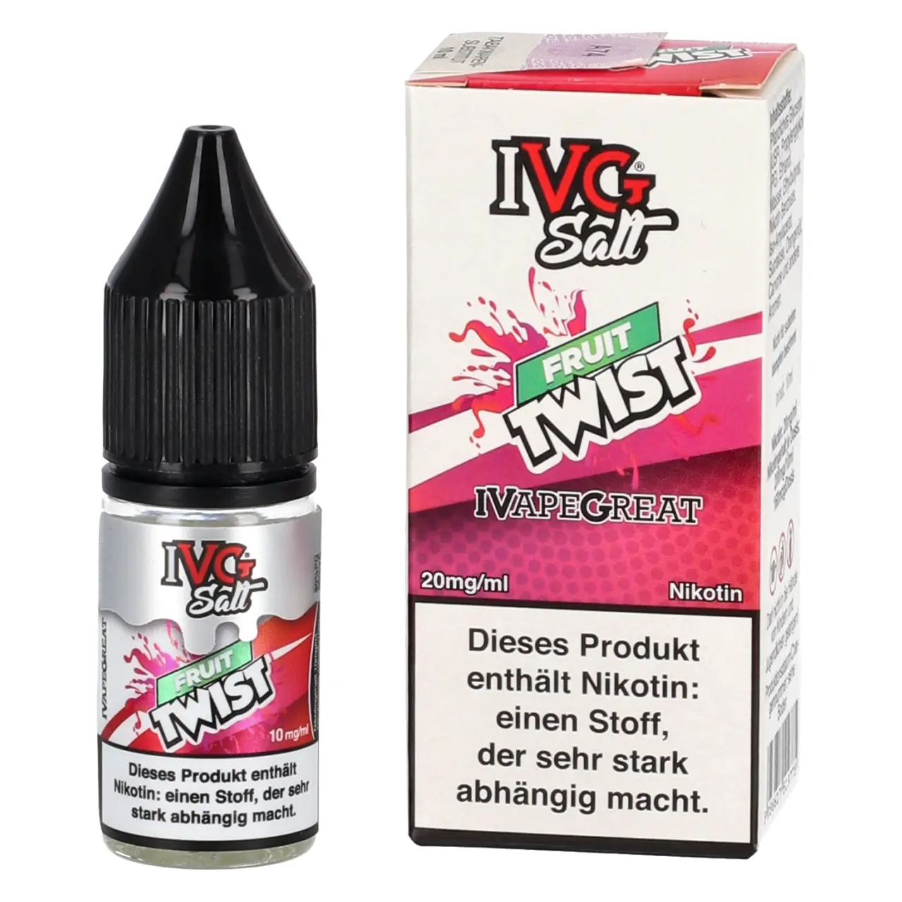IVG Salt Fruit Twist - Nikotinsalz Liquid in der 10ml Flasche