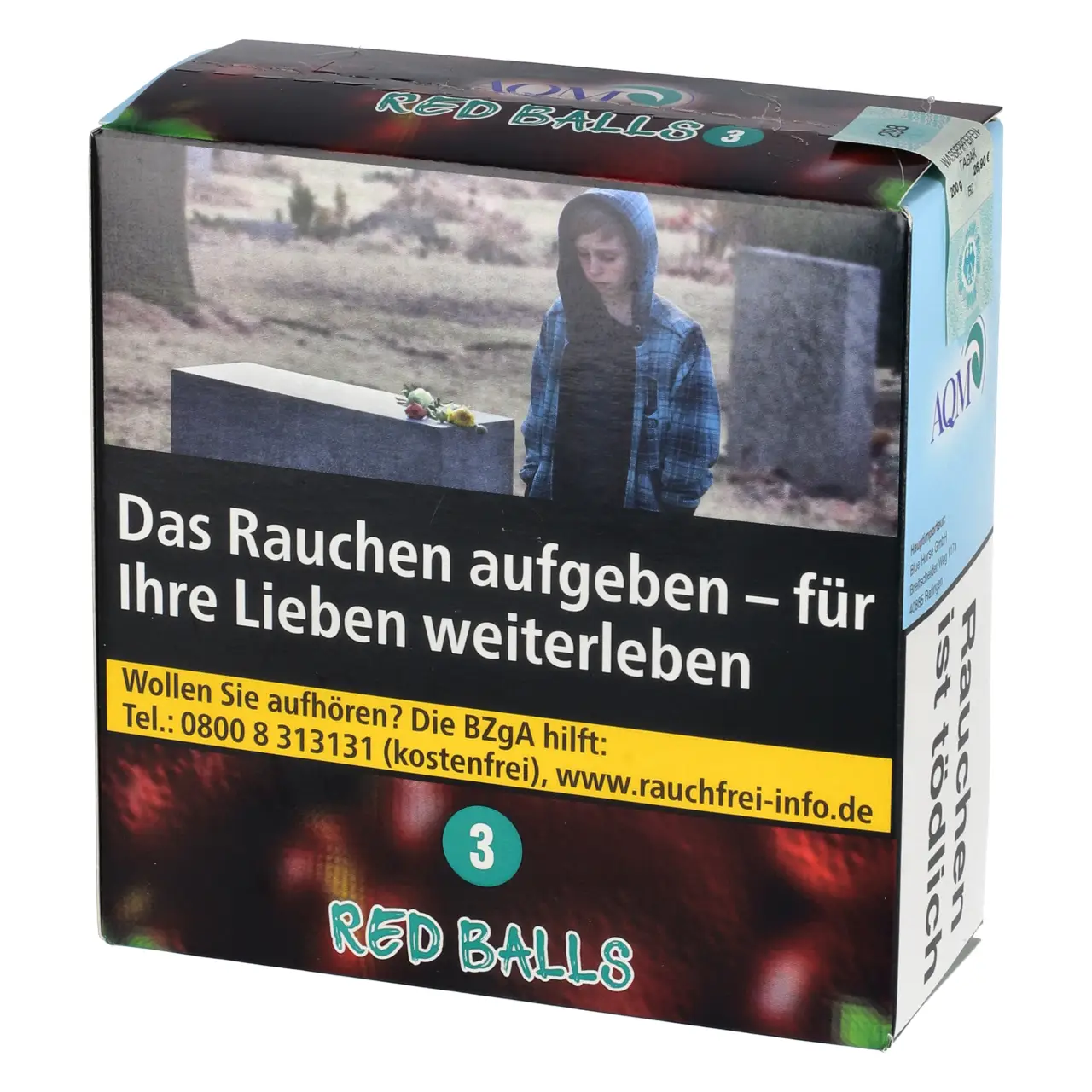 Aqua Mentha Shisha Tabak Red Balls in der 200g Dose