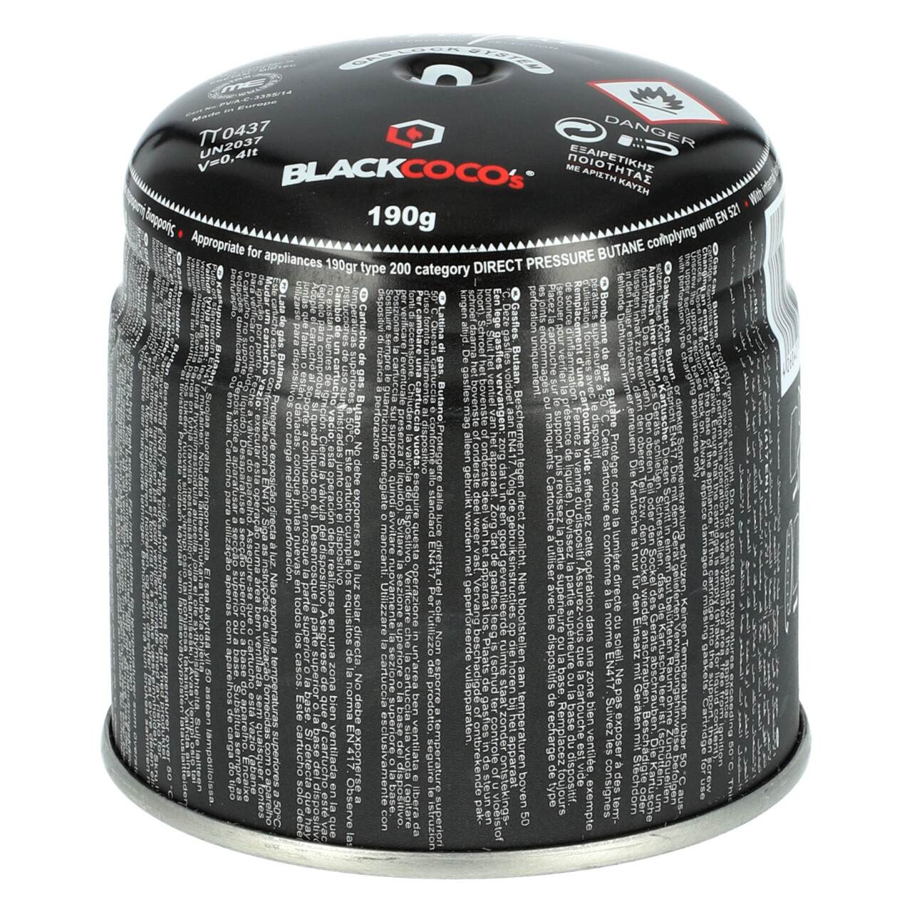 Blackcoco's Gas Stechkartusche, 190 g