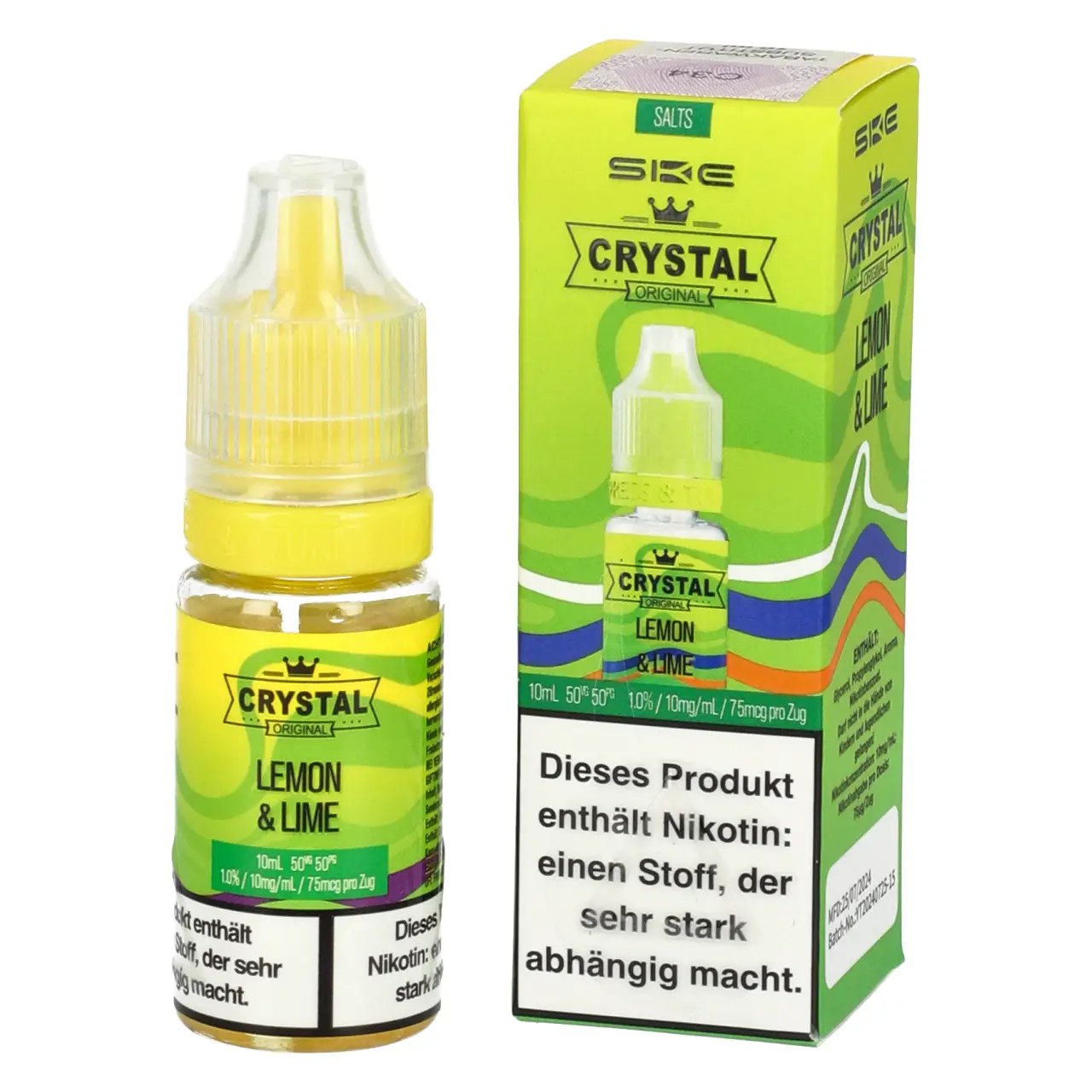 SKE Crystal Lemon & Lime Nikotinsalz Liquid