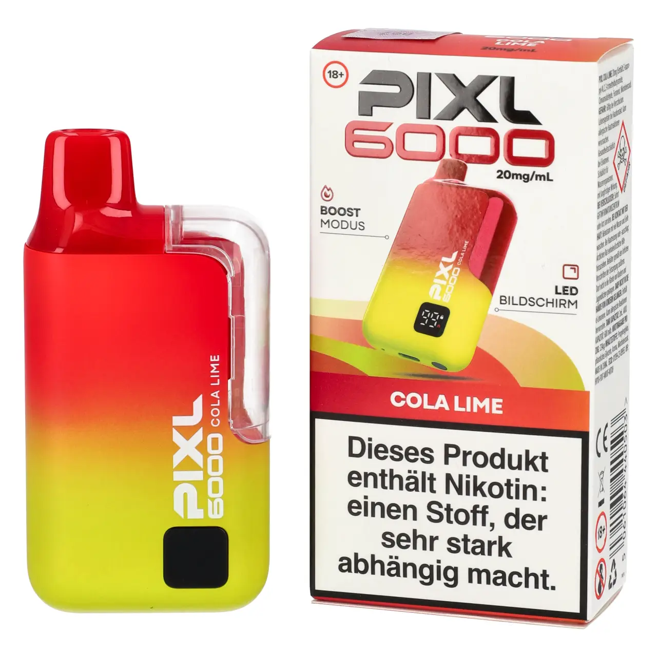 Pixl 6000 Vape Cola Lime Basisgerät