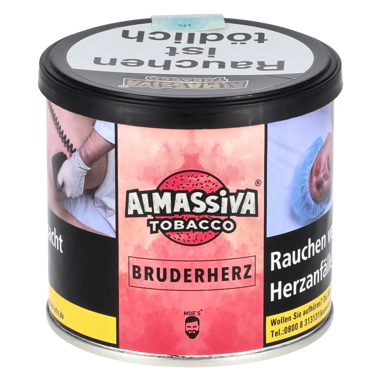 200g Dose Almassiva Shisha Tabak Bruderherz