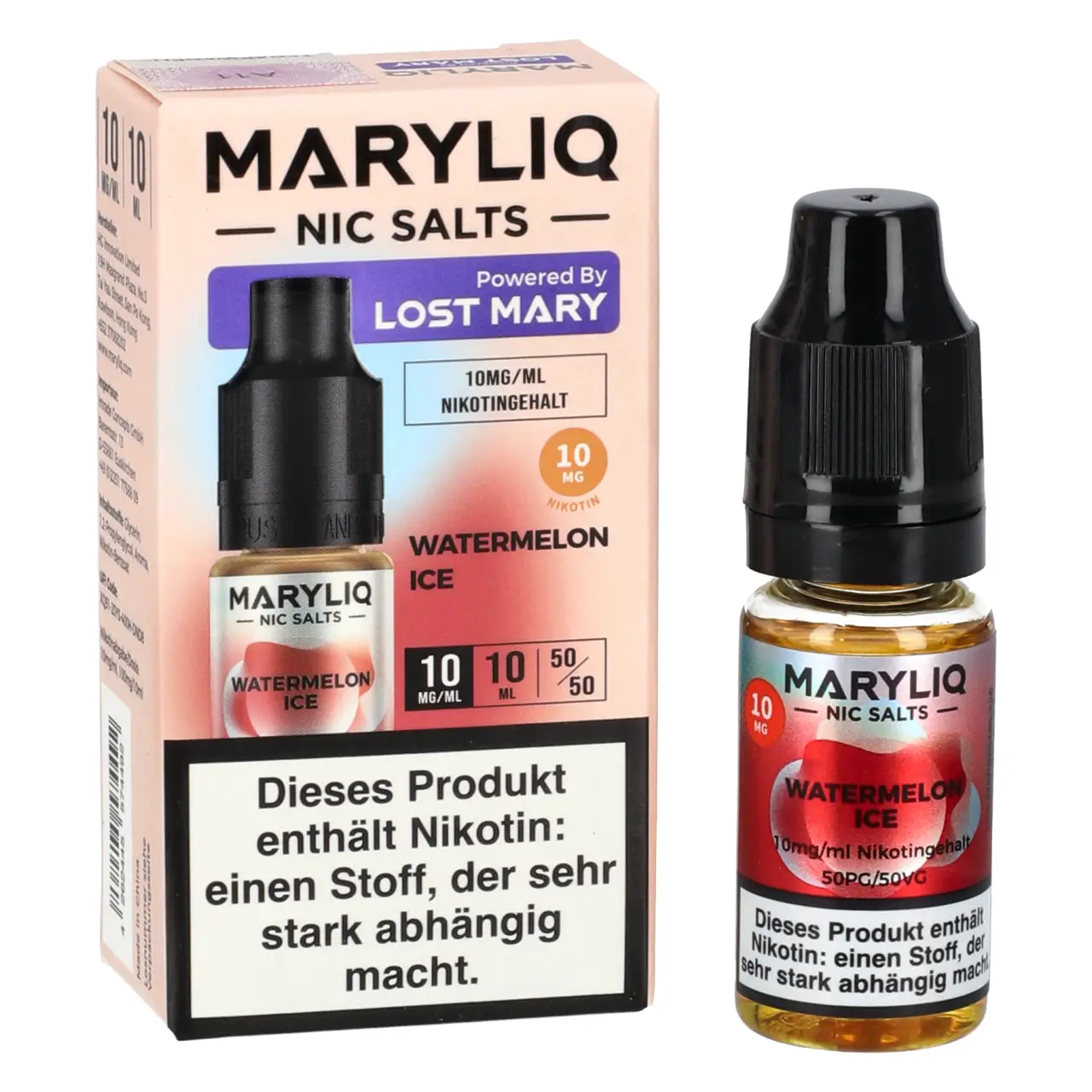 Maryliq Watermelon Ice Nikotinsalz Liquid 10ml