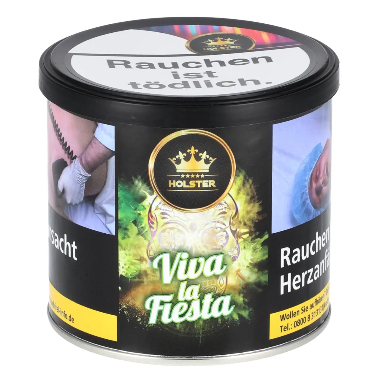 Holster Tobacco Viva la Fista Shisha Tabak in der 200g Dose