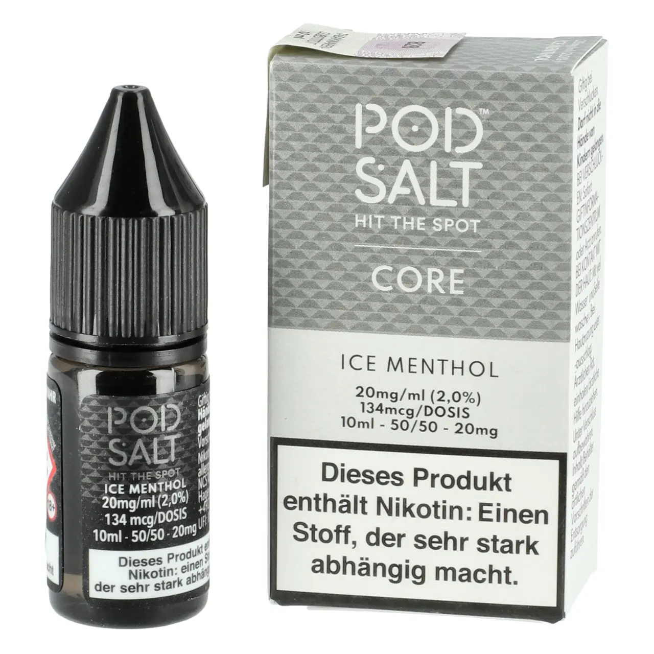 Ice Menthol - Pod Salt Core Nikotinsalz Liquid Flasche 10ml