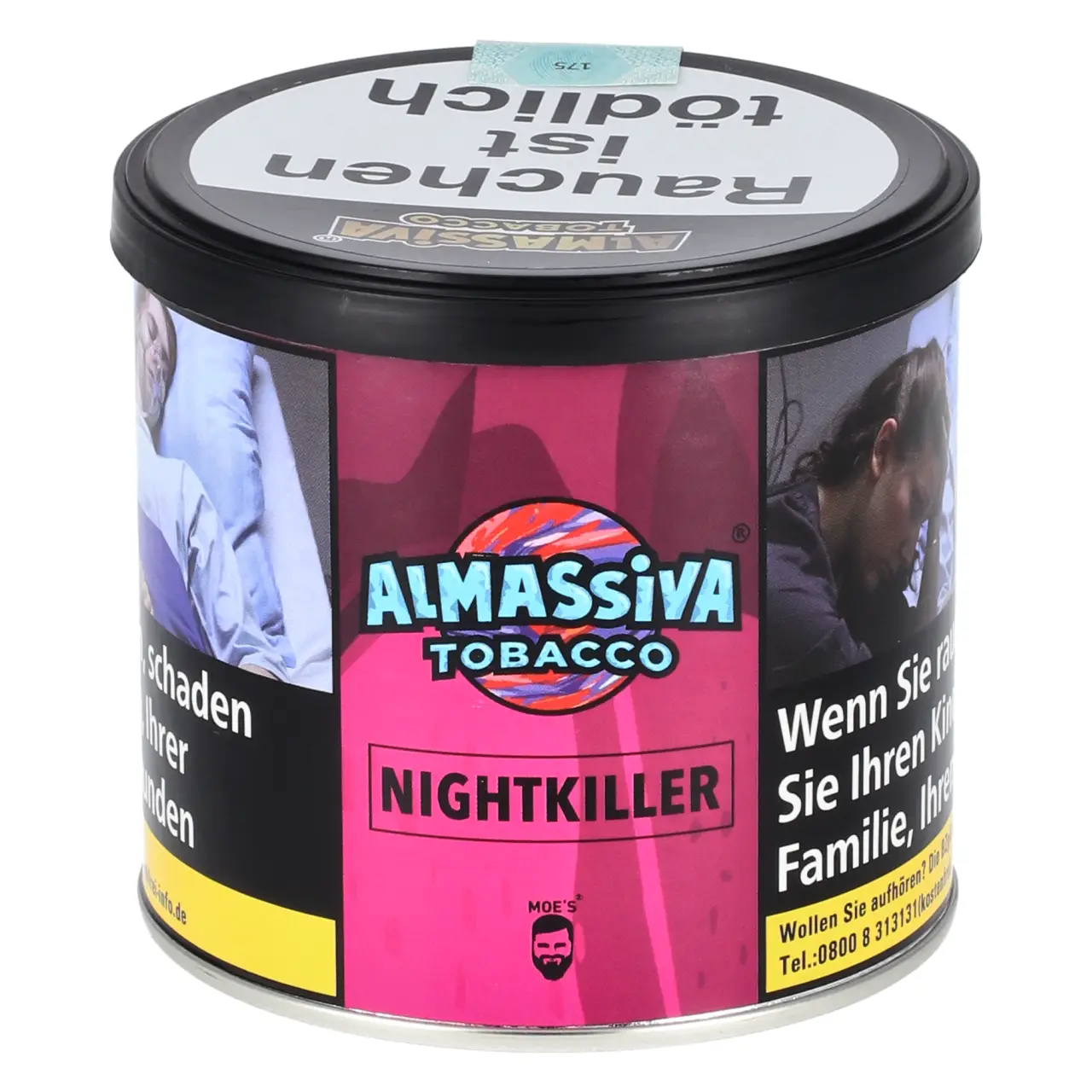 200g Dose Almassiva Shisha Tabak Nightkiller