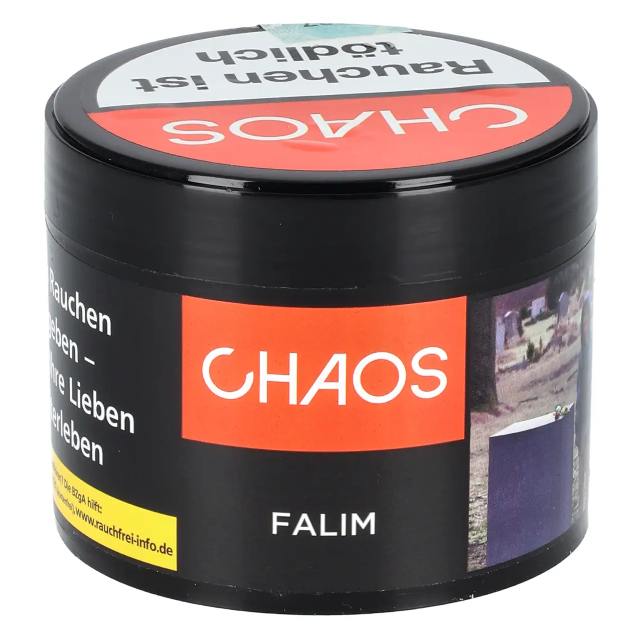 Chaos Shisha Tabak Falim 200g Dose rauchfertig