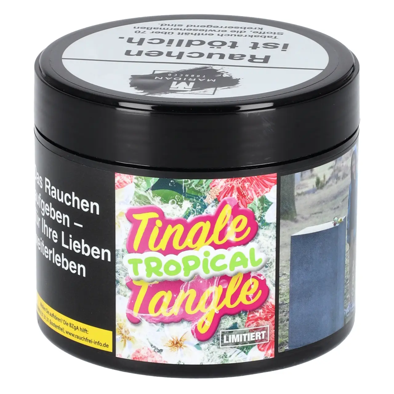 Tingle Tangle Tropical Shisha Tabak von Maridan Tobacco in der 200g Dose