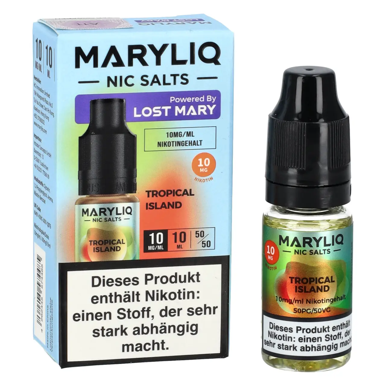 Maryliq Tropical Island Nikotinsalz Liquid 10ml