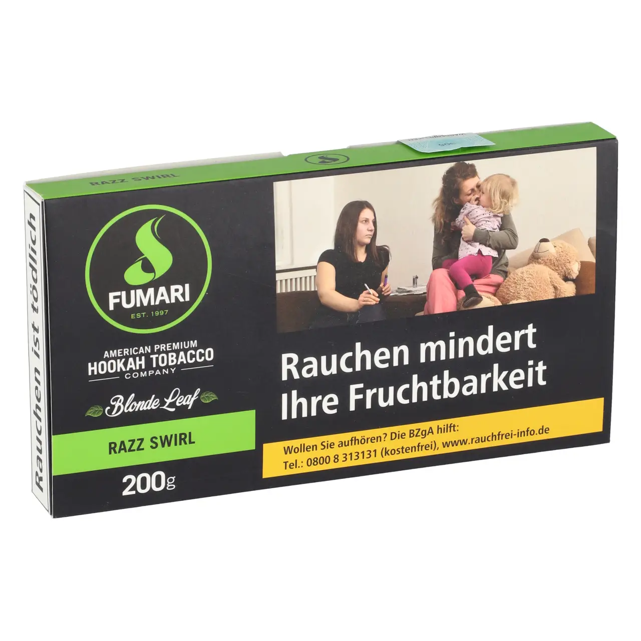 Fumari Razz Swirl Tabak 200g