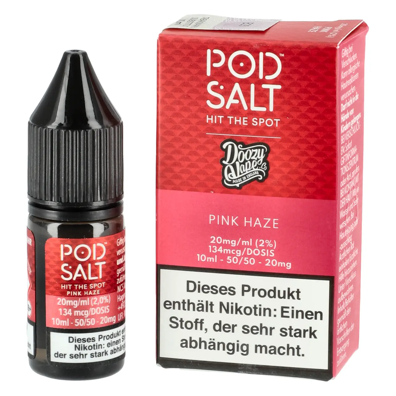Doozy Vape - Pink Haze - Pod Salt Fusion Nikotinsalz Liquid 10ml