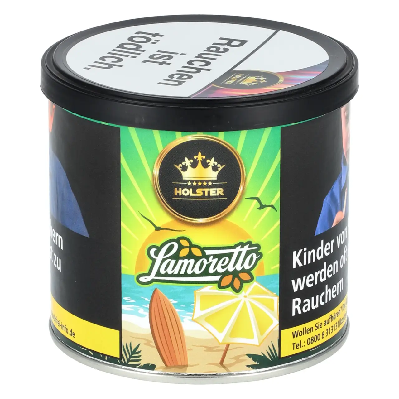 Holster Tobacco Lamaretto Shisha Tabak in der 200g Dose