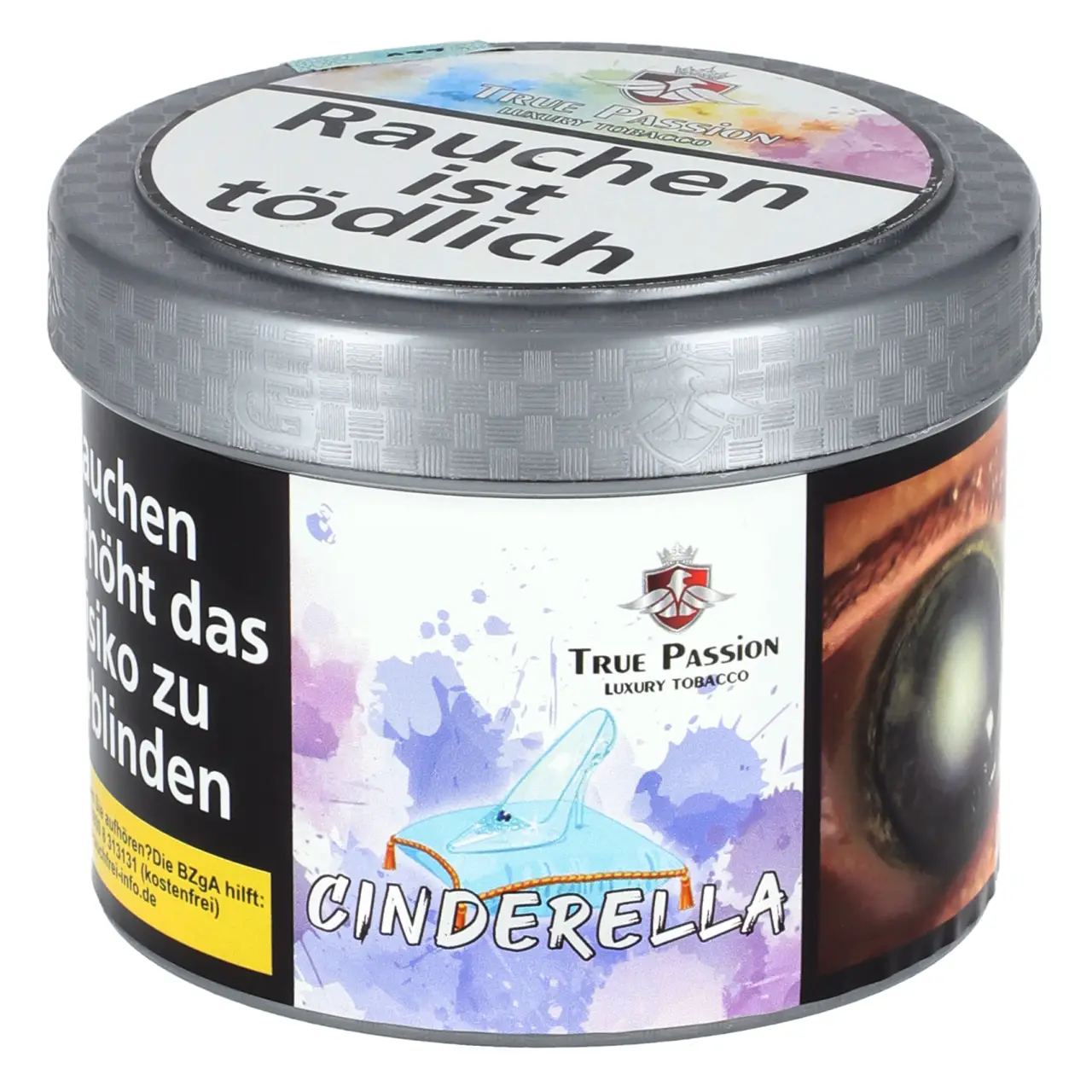 True Passion Cinderella Shisha Tabak 200g Dose