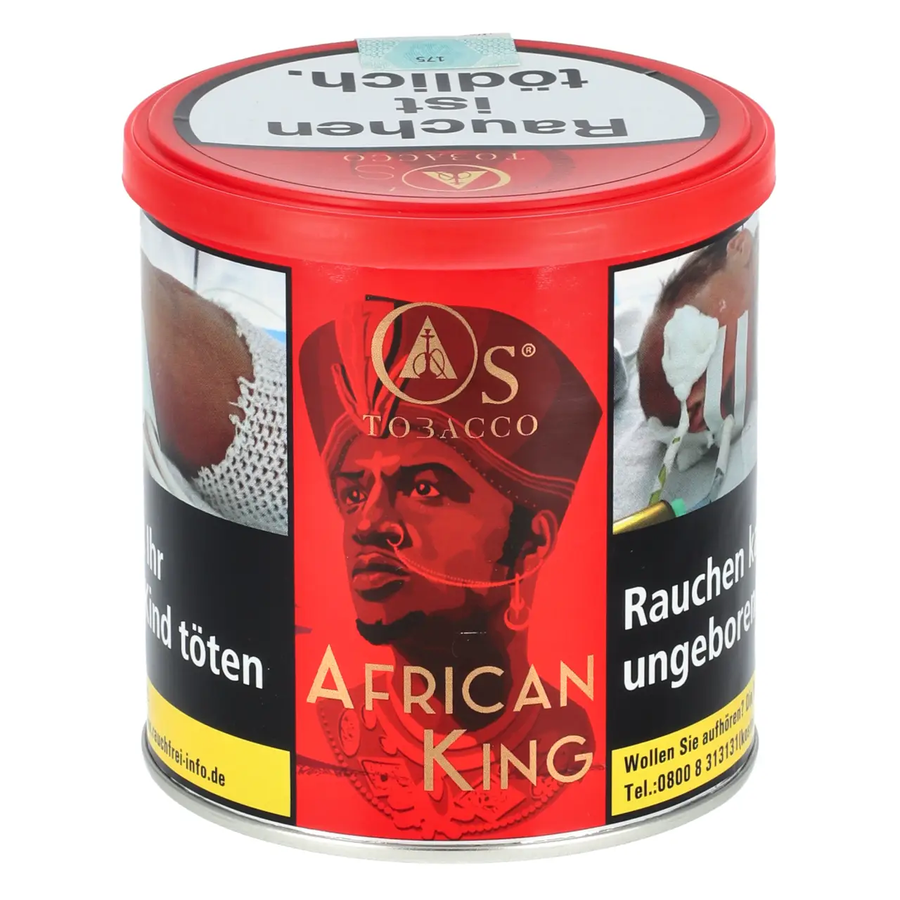 Os Shisha Tabak African King in der 200g Dose