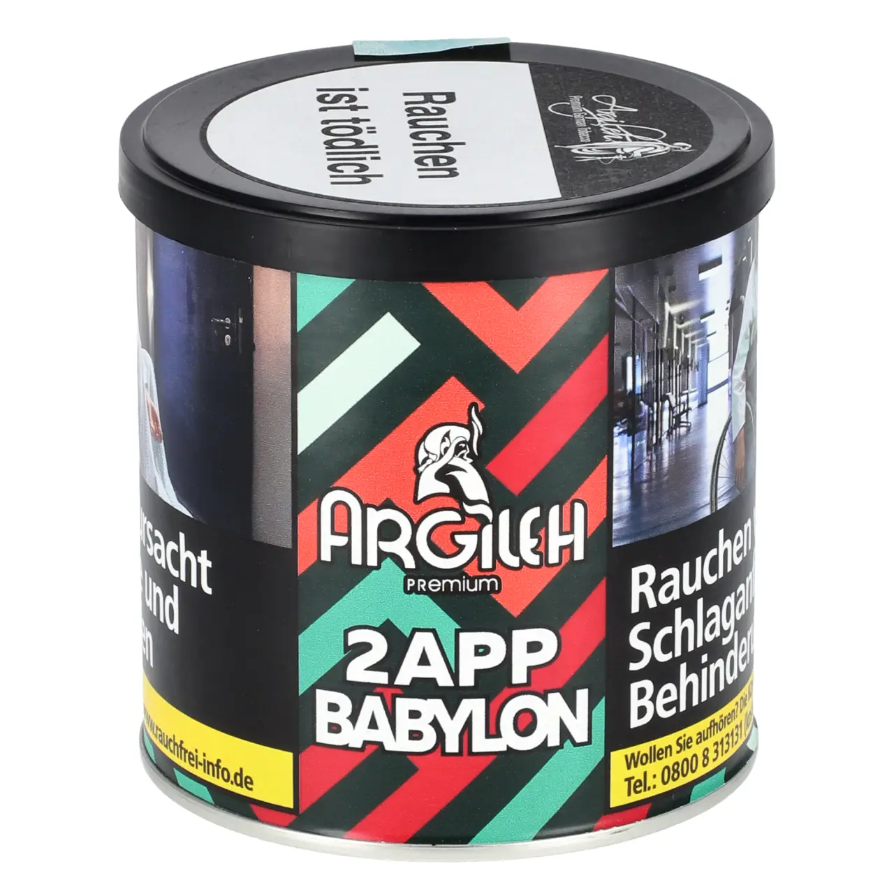 Argileh 2App Babylon Shisha Tabak mit Doppelapfel Geschmack in der 200g Dose