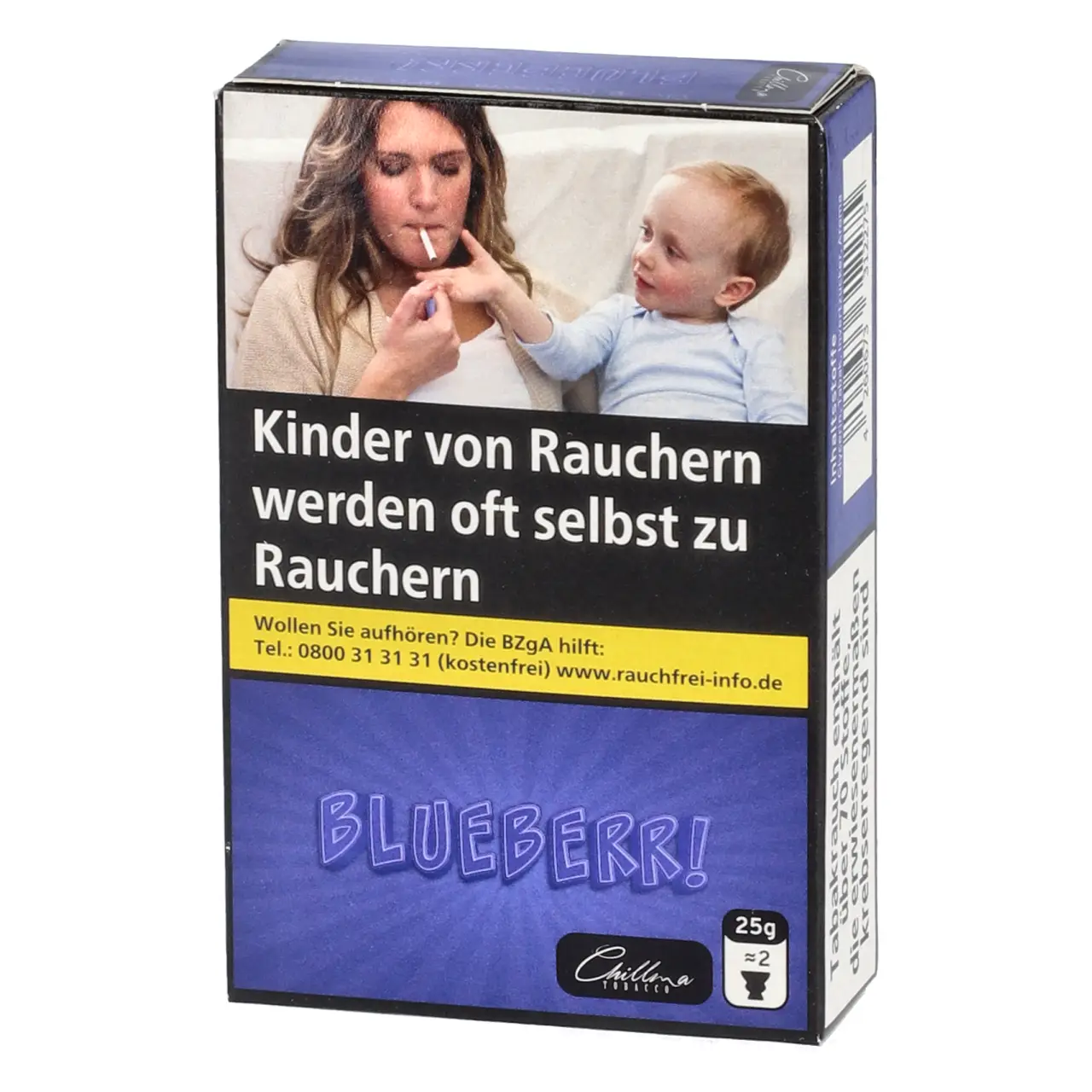 Chillma Shisha Tabak Blueberr! - Blaubeere - 25g