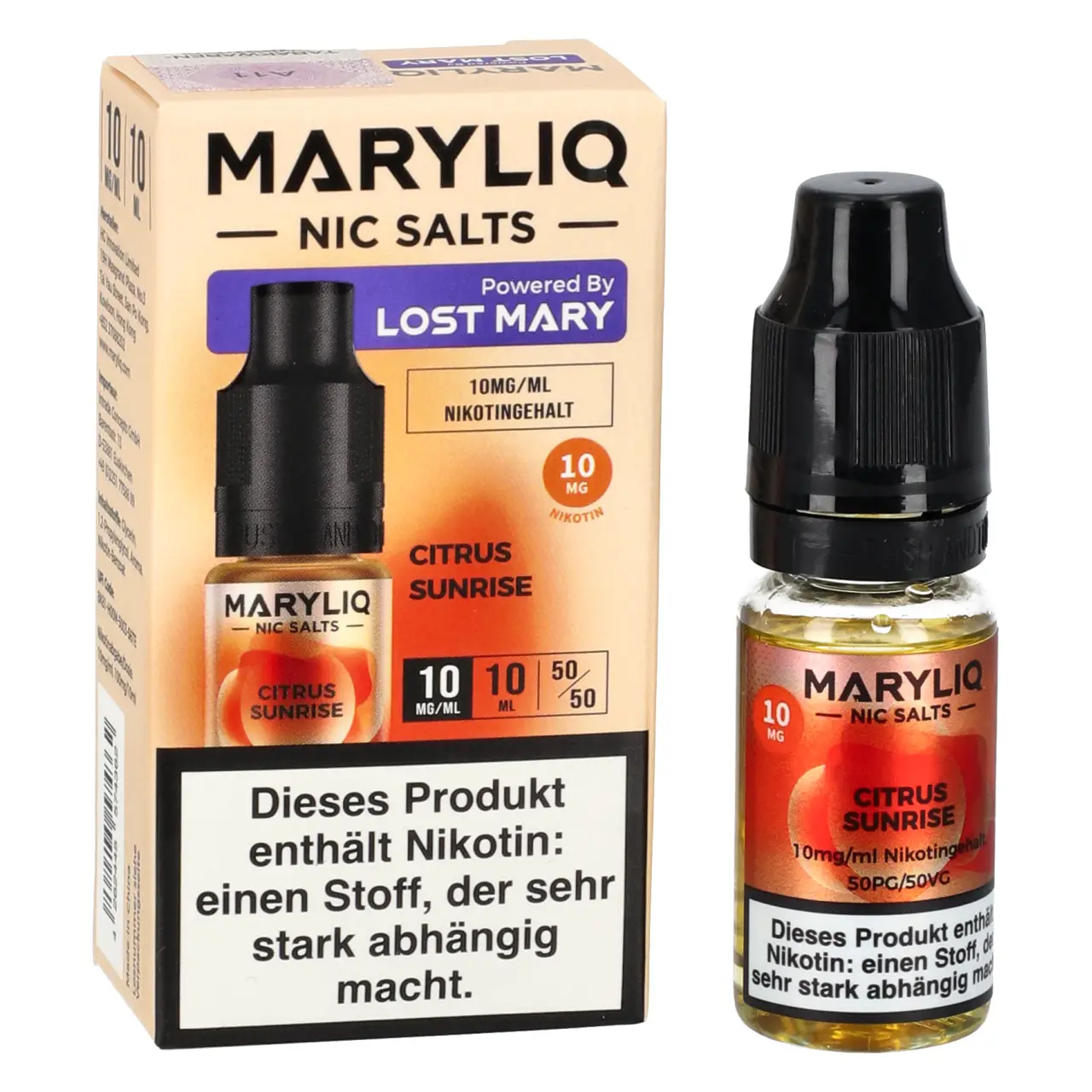 Maryliq Citrus Sunrise Nikotinsalz Liquid 10ml